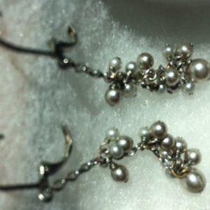 beaded drop earrings